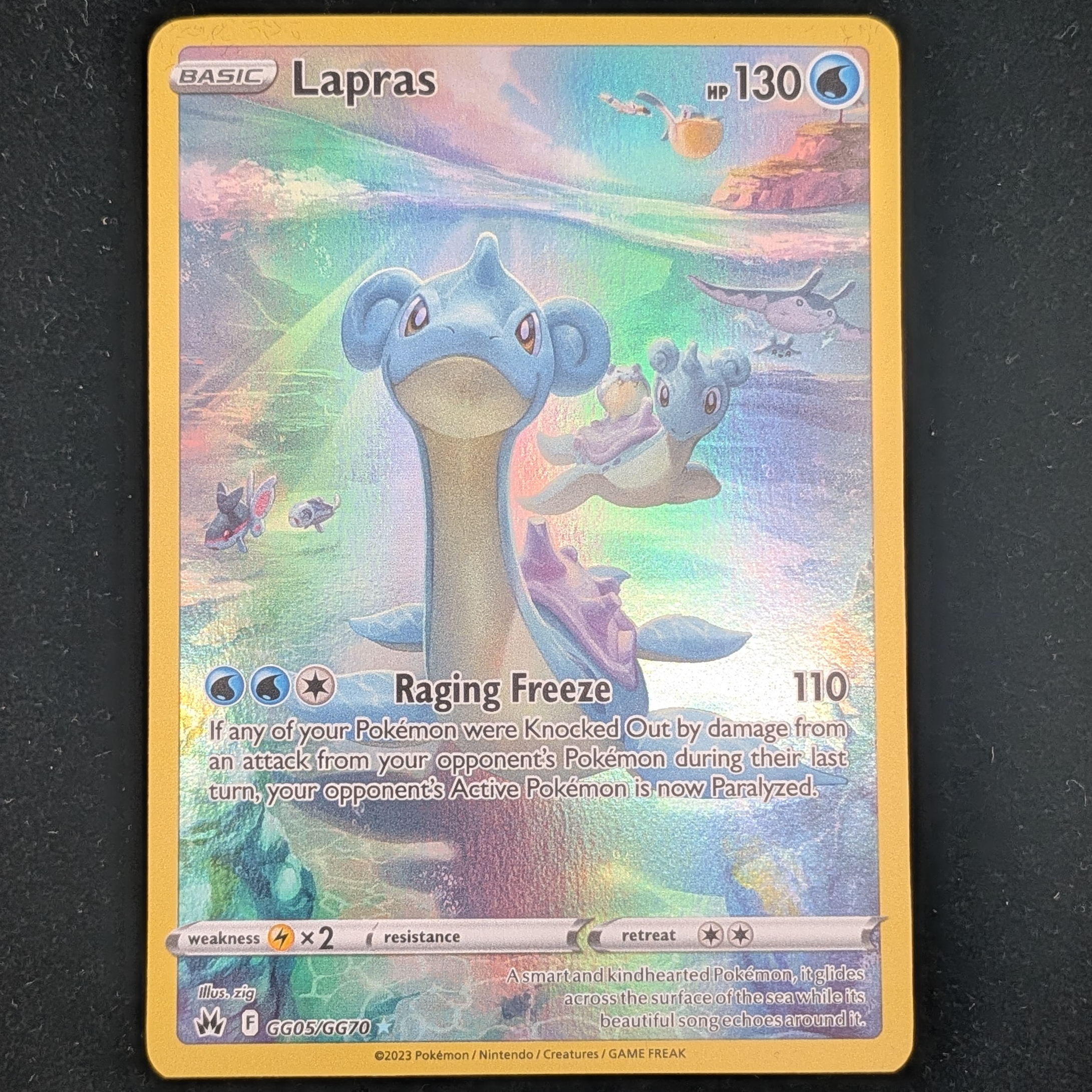 Crown Zenith Lapras #GG05/GG70 - Holo