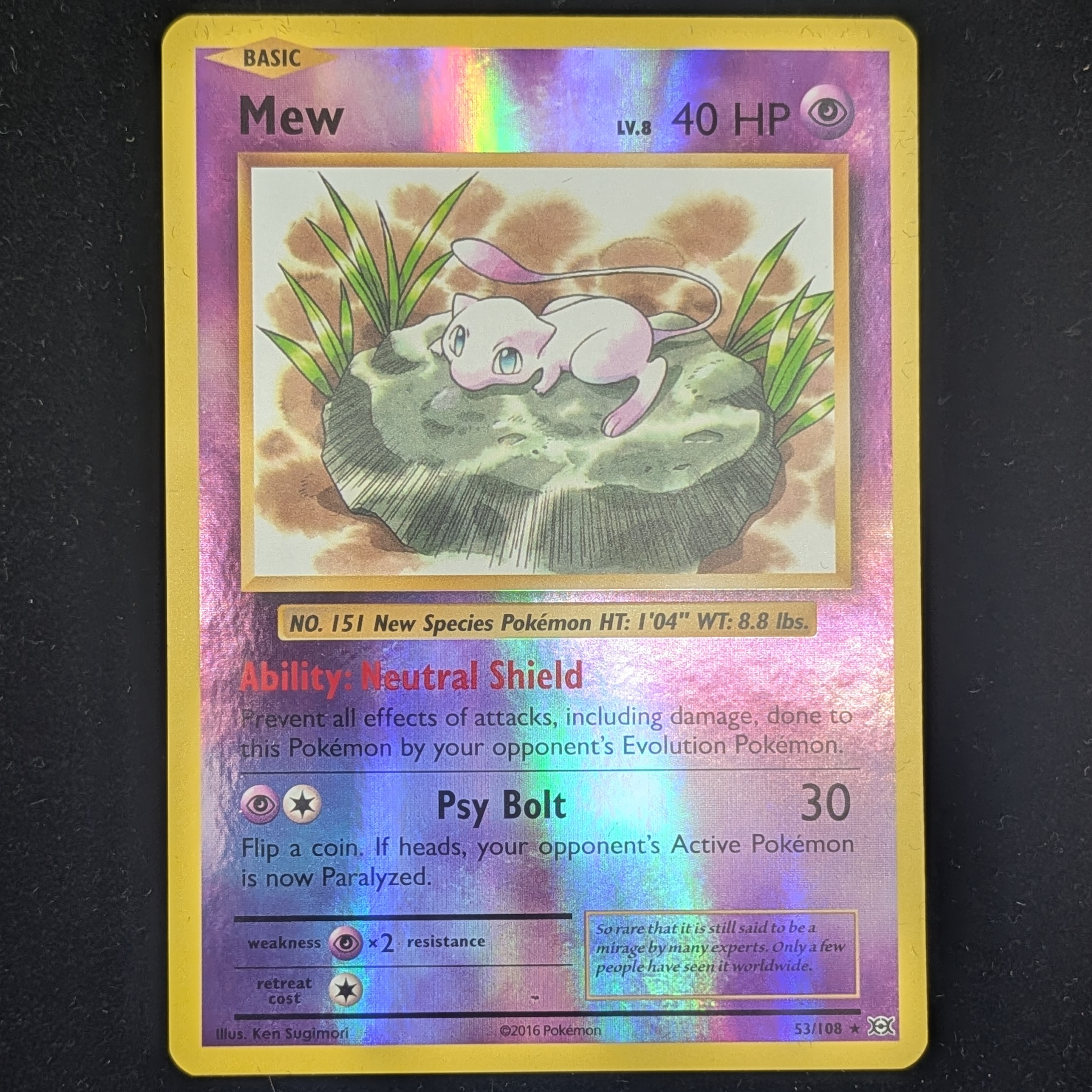 XY Evolutions Mew #53/108 - Reverse Holo